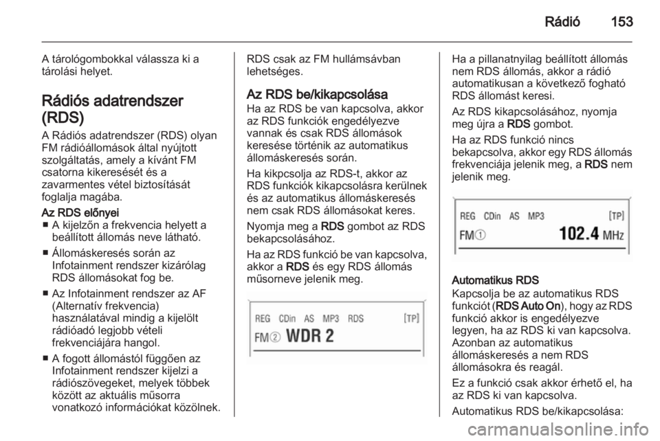 OPEL CORSA 2013.5  Infotainment kézikönyv (in Hungarian) 