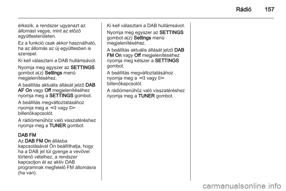 OPEL CORSA 2013.5  Infotainment kézikönyv (in Hungarian) 