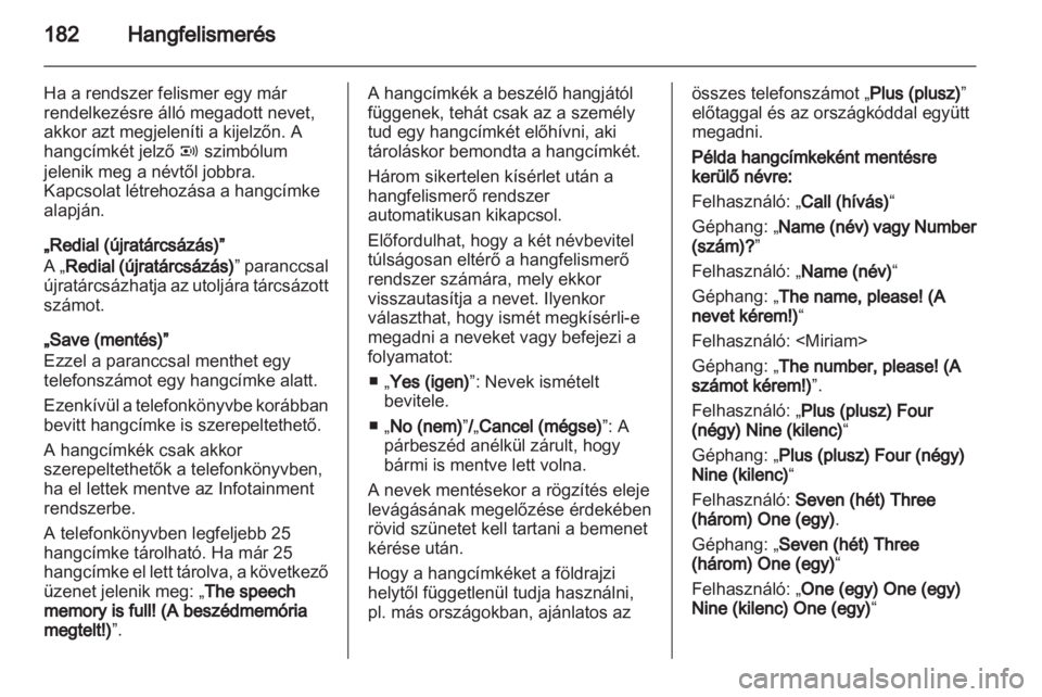 OPEL CORSA 2013.5  Infotainment kézikönyv (in Hungarian) 