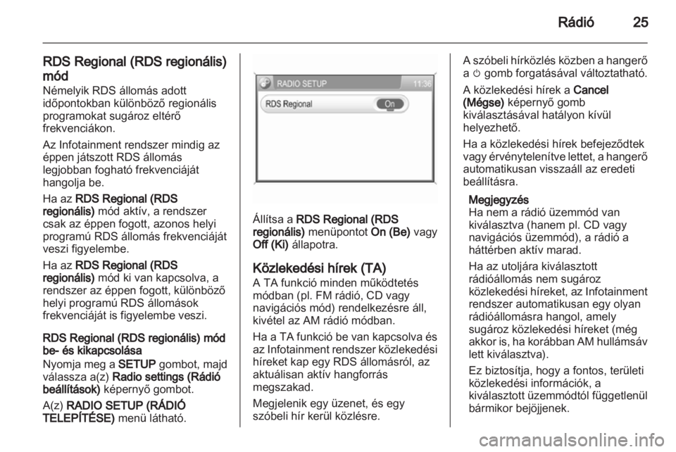 OPEL CORSA 2013.5  Infotainment kézikönyv (in Hungarian) 