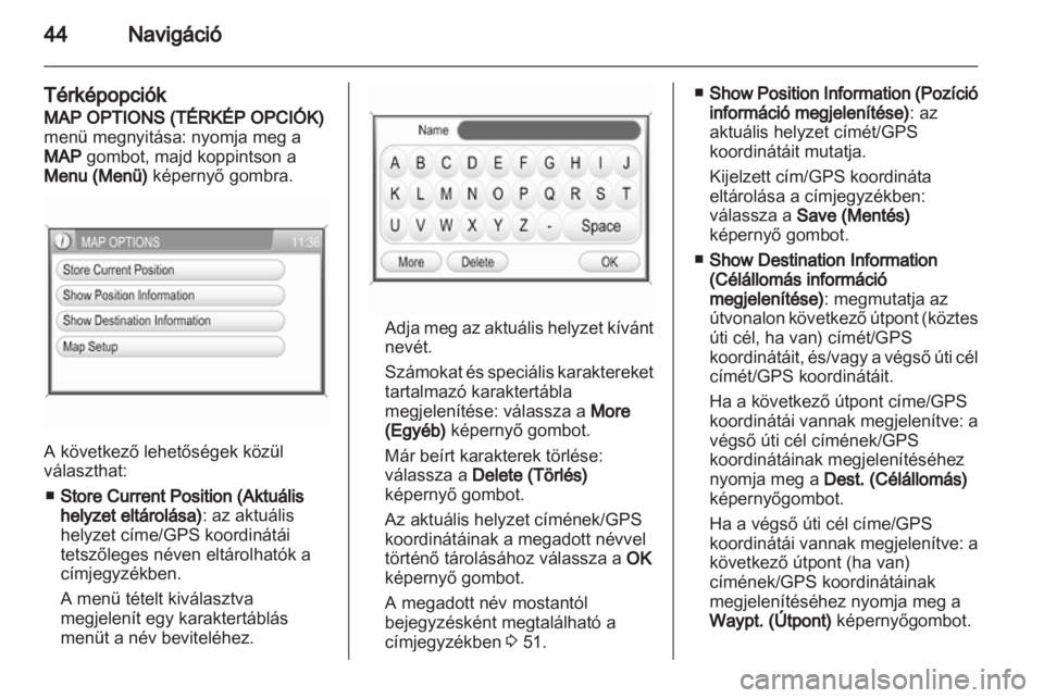 OPEL CORSA 2013.5  Infotainment kézikönyv (in Hungarian) 