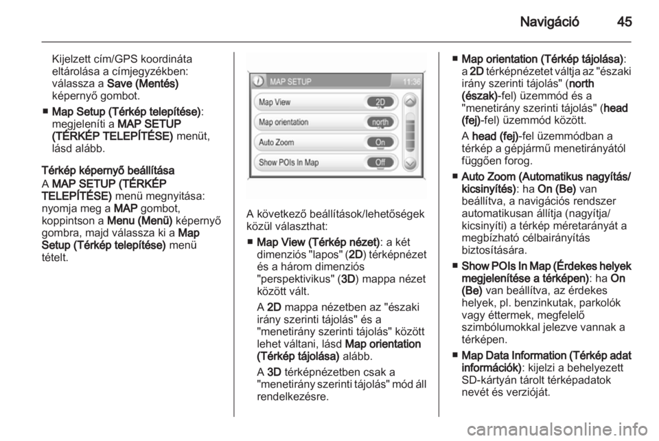 OPEL CORSA 2013.5  Infotainment kézikönyv (in Hungarian) 