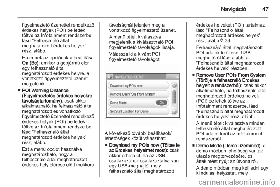 OPEL CORSA 2013.5  Infotainment kézikönyv (in Hungarian) 