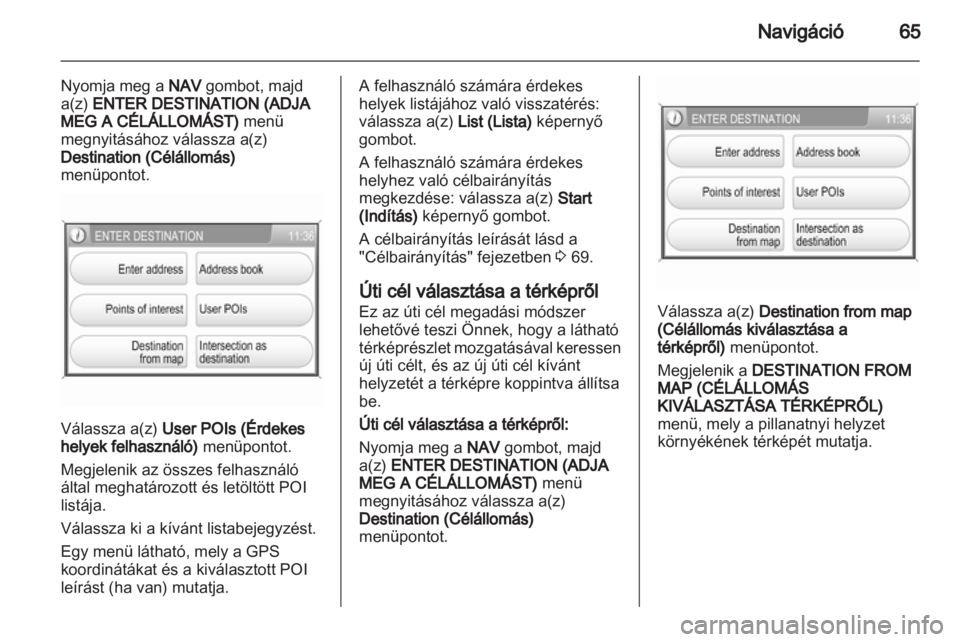 OPEL CORSA 2013.5  Infotainment kézikönyv (in Hungarian) 