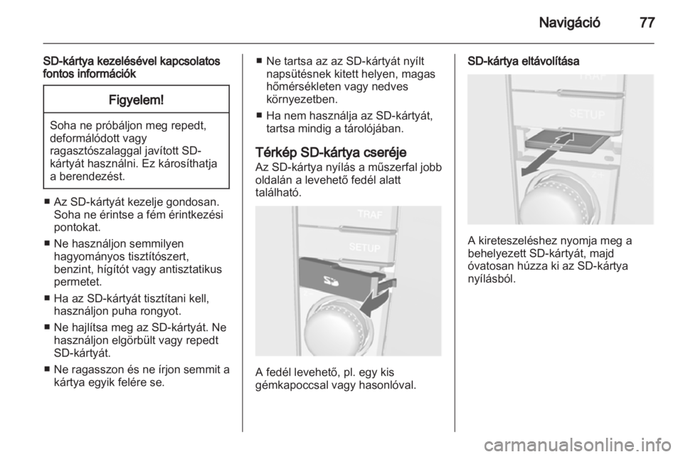 OPEL CORSA 2013.5  Infotainment kézikönyv (in Hungarian) 