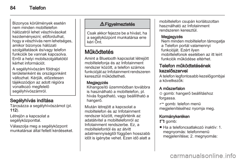 OPEL CORSA 2013.5  Infotainment kézikönyv (in Hungarian) 