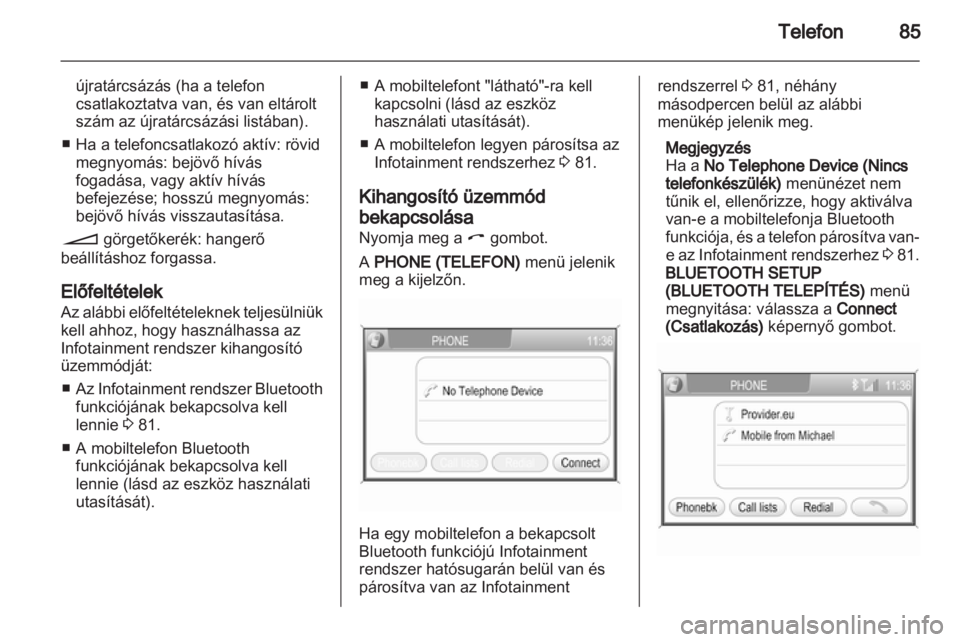 OPEL CORSA 2013.5  Infotainment kézikönyv (in Hungarian) 