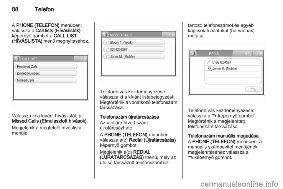 OPEL CORSA 2013.5  Infotainment kézikönyv (in Hungarian) 