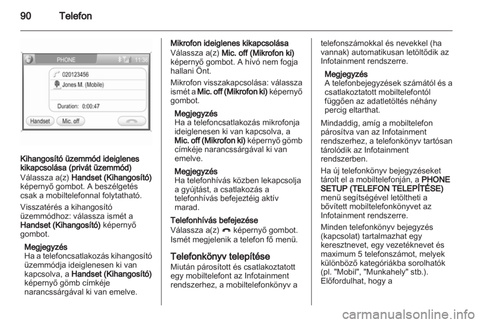 OPEL CORSA 2013.5  Infotainment kézikönyv (in Hungarian) 