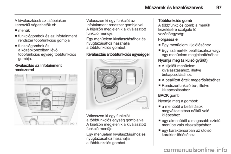 OPEL INSIGNIA 2010.5  Kezelési útmutató (in Hungarian) 