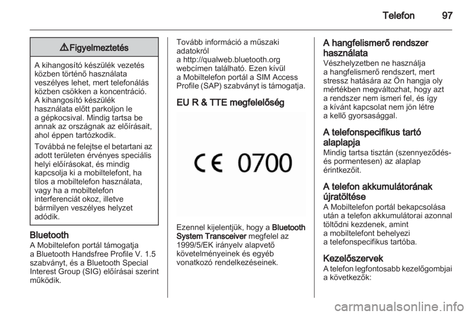 OPEL INSIGNIA 2011  Infotainment kézikönyv (in Hungarian) 