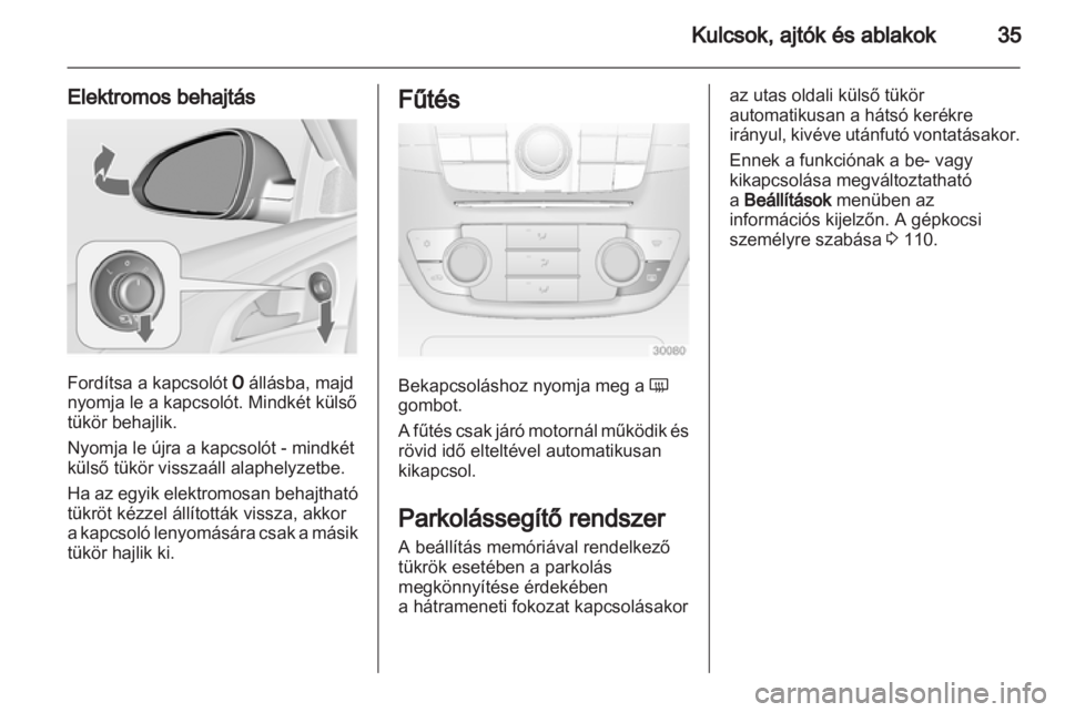 OPEL INSIGNIA 2011.5  Kezelési útmutató (in Hungarian) 