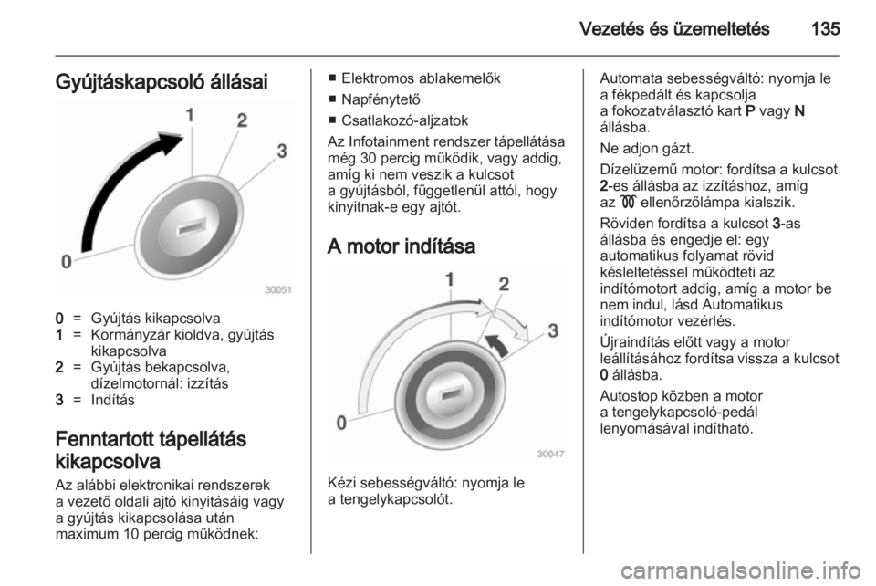 OPEL INSIGNIA 2012  Kezelési útmutató (in Hungarian) 