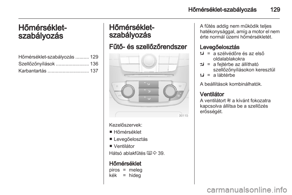 OPEL INSIGNIA 2012.5  Kezelési útmutató (in Hungarian) 