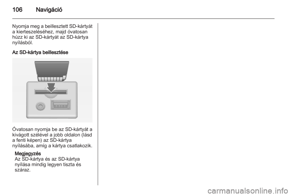 OPEL INSIGNIA 2013  Infotainment kézikönyv (in Hungarian) 