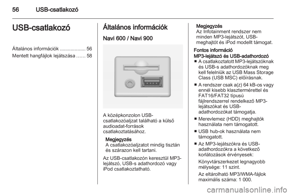 OPEL INSIGNIA 2013.5  Infotainment kézikönyv (in Hungarian) 