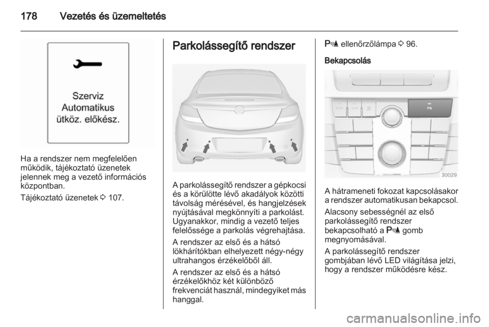OPEL INSIGNIA 2013.5  Kezelési útmutató (in Hungarian) 