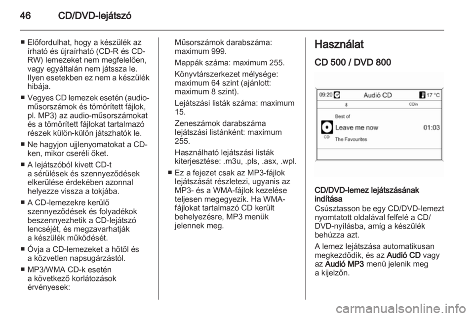 OPEL MERIVA 2011.5  Infotainment kézikönyv (in Hungarian) 