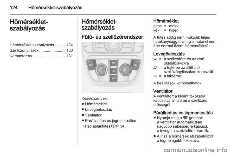 OPEL MERIVA 2012  Kezelési útmutató (in Hungarian) 