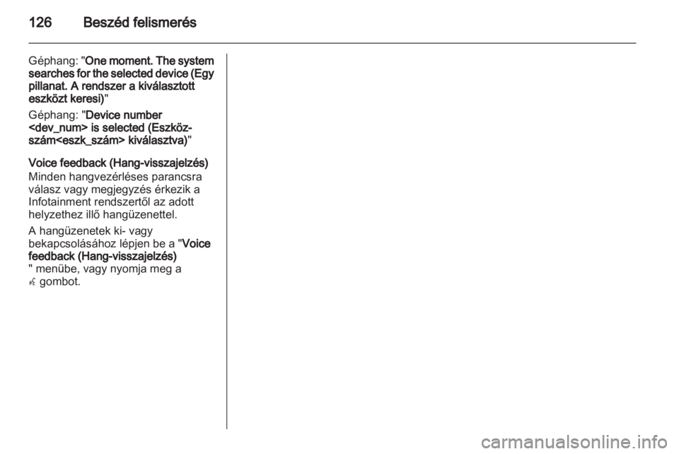 OPEL MERIVA 2012.5  Infotainment kézikönyv (in Hungarian) 