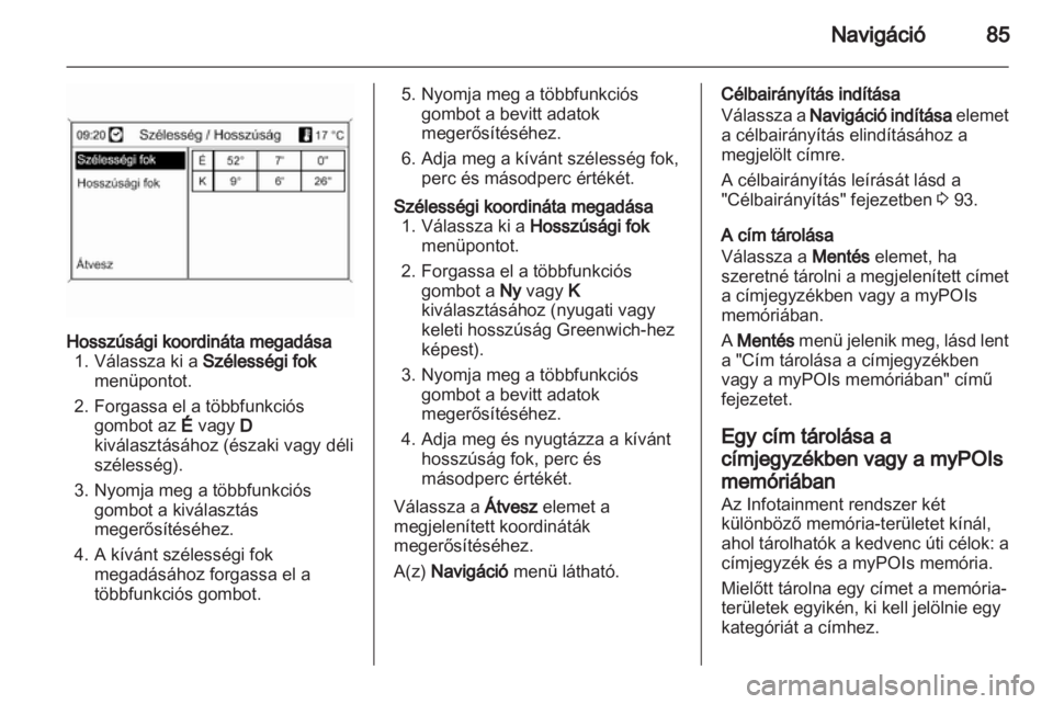 OPEL MERIVA 2012.5  Infotainment kézikönyv (in Hungarian) 