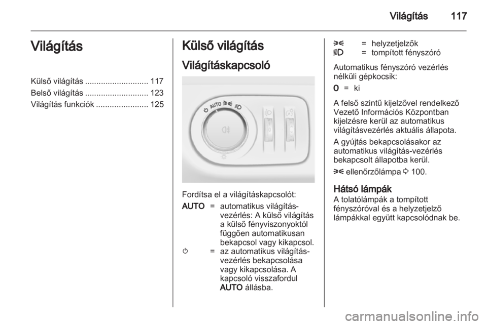 OPEL MERIVA 2013.5  Kezelési útmutató (in Hungarian) 