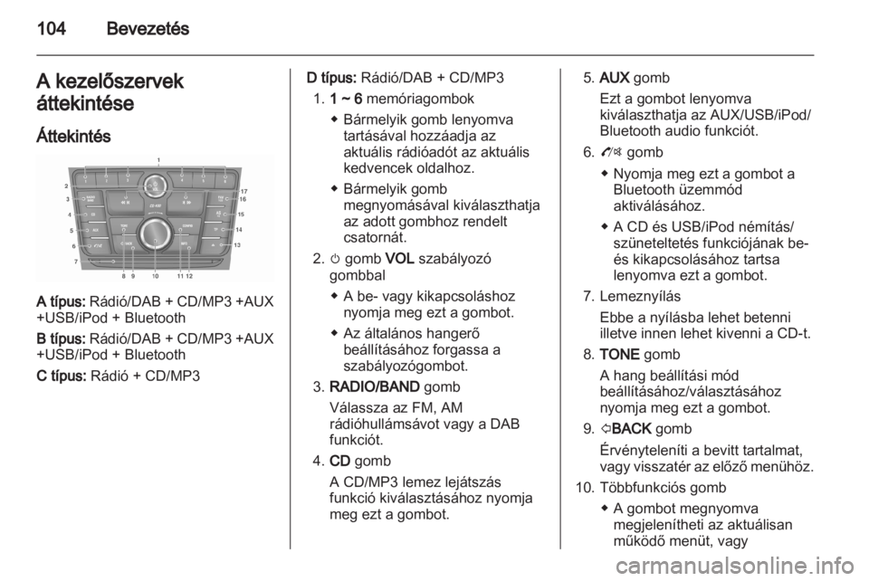 OPEL MOKKA 2013  Infotainment kézikönyv (in Hungarian) 