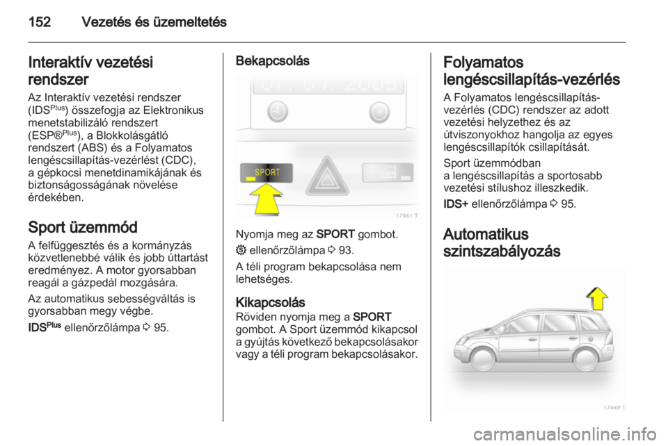 OPEL ZAFIRA 2011.5  Kezelési útmutató (in Hungarian) 