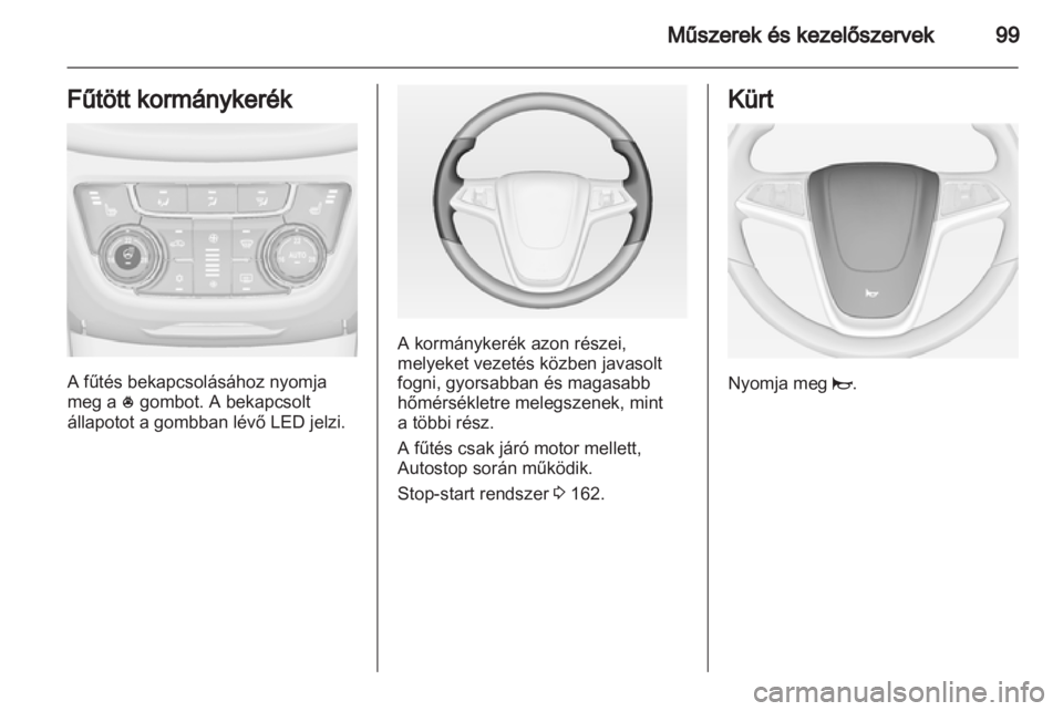 OPEL ZAFIRA TOURER 2012  Kezelési útmutató (in Hungarian) 