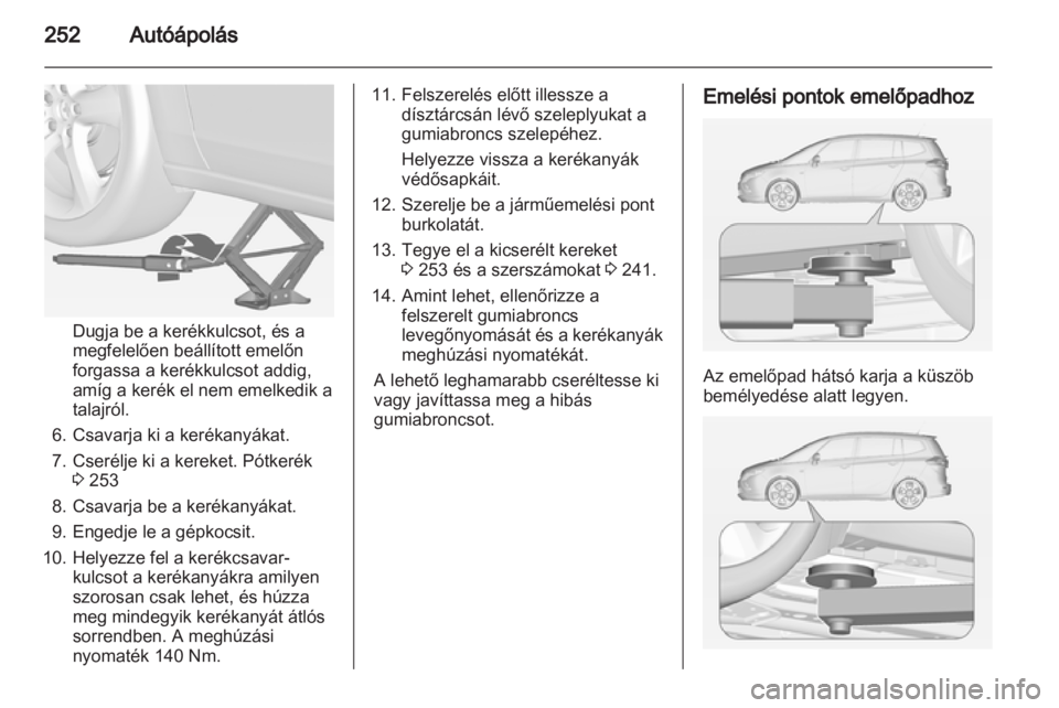 OPEL ZAFIRA TOURER 2012.5  Kezelési útmutató (in Hungarian) 