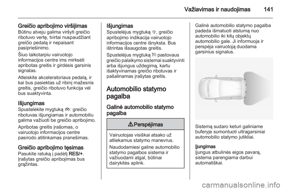 OPEL ADAM 2013.5  Savininko vadovas (in Lithuanian) 