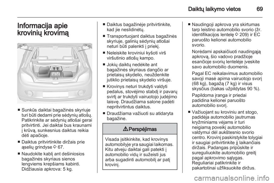 OPEL ADAM 2013.5  Savininko vadovas (in Lithuanian) 