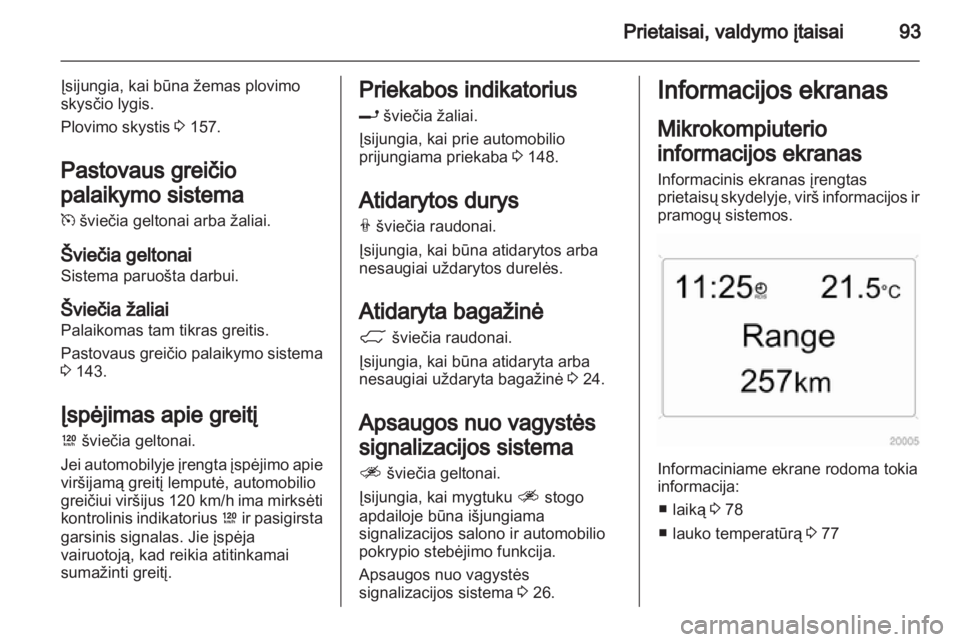 OPEL ANTARA 2011  Savininko vadovas (in Lithuanian) 