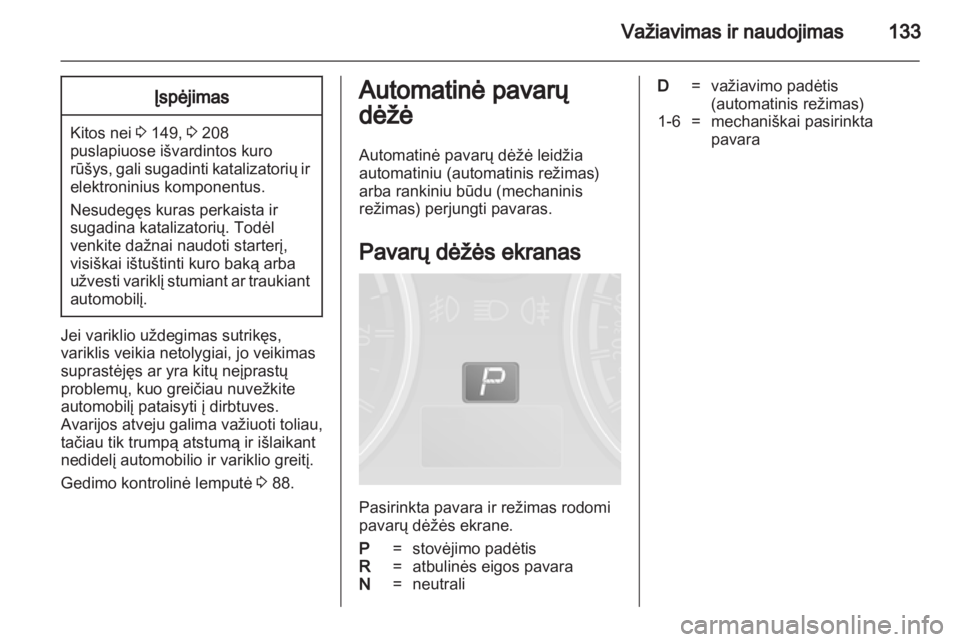 OPEL ANTARA 2013.5  Savininko vadovas (in Lithuanian) 