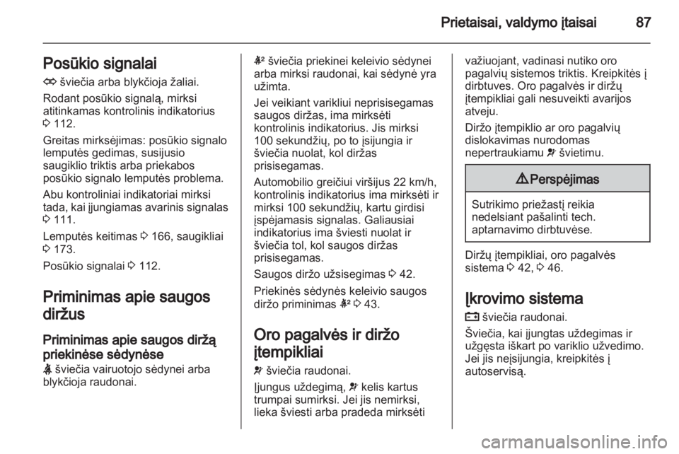 OPEL ANTARA 2013.5  Savininko vadovas (in Lithuanian) 