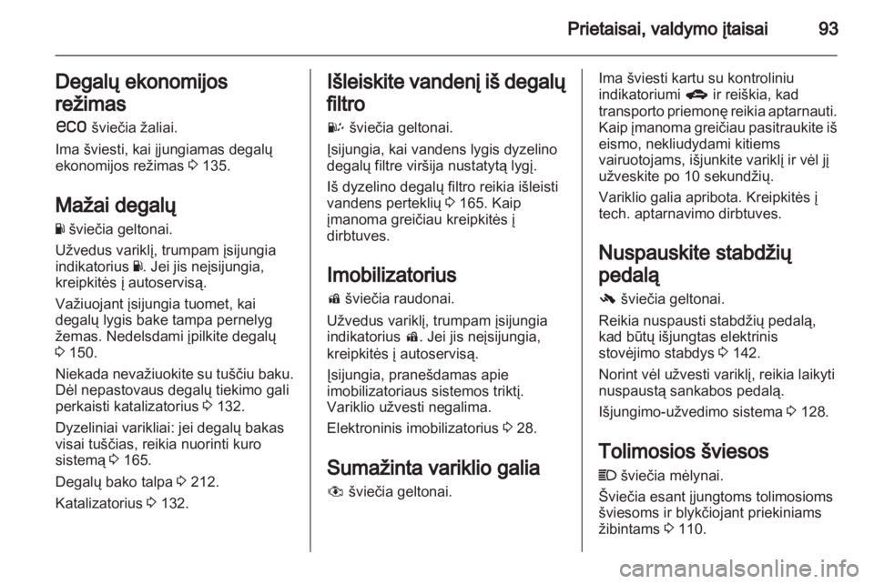 OPEL ANTARA 2013.5  Savininko vadovas (in Lithuanian) 
