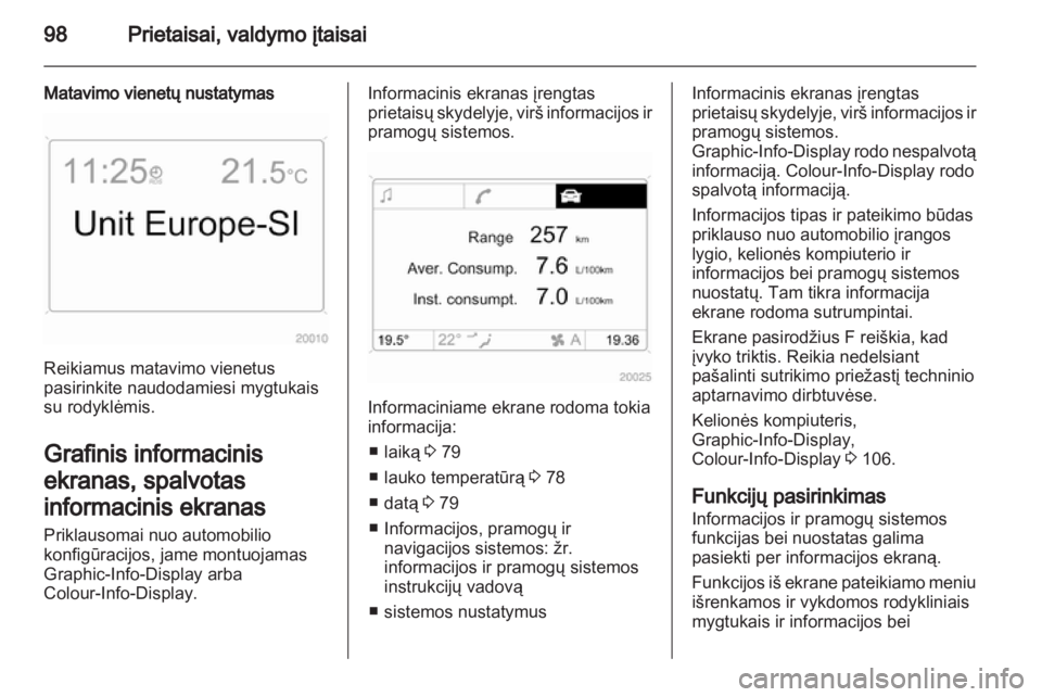 OPEL ANTARA 2013.5  Savininko vadovas (in Lithuanian) 
