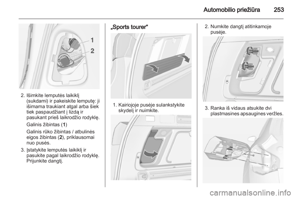 OPEL ASTRA J 2013.5  Savininko vadovas (in Lithuanian) 