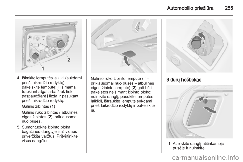 OPEL ASTRA J 2013.5  Savininko vadovas (in Lithuanian) 