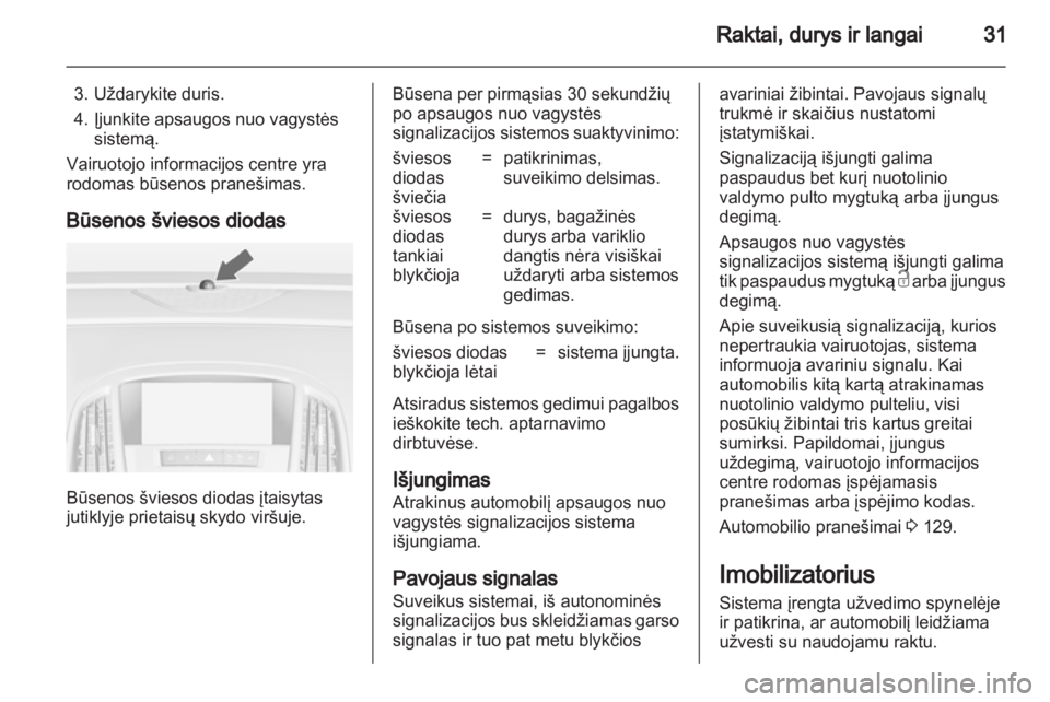 OPEL ASTRA J 2013.5  Savininko vadovas (in Lithuanian) 