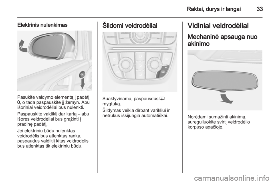 OPEL ASTRA J 2013.5  Savininko vadovas (in Lithuanian) 