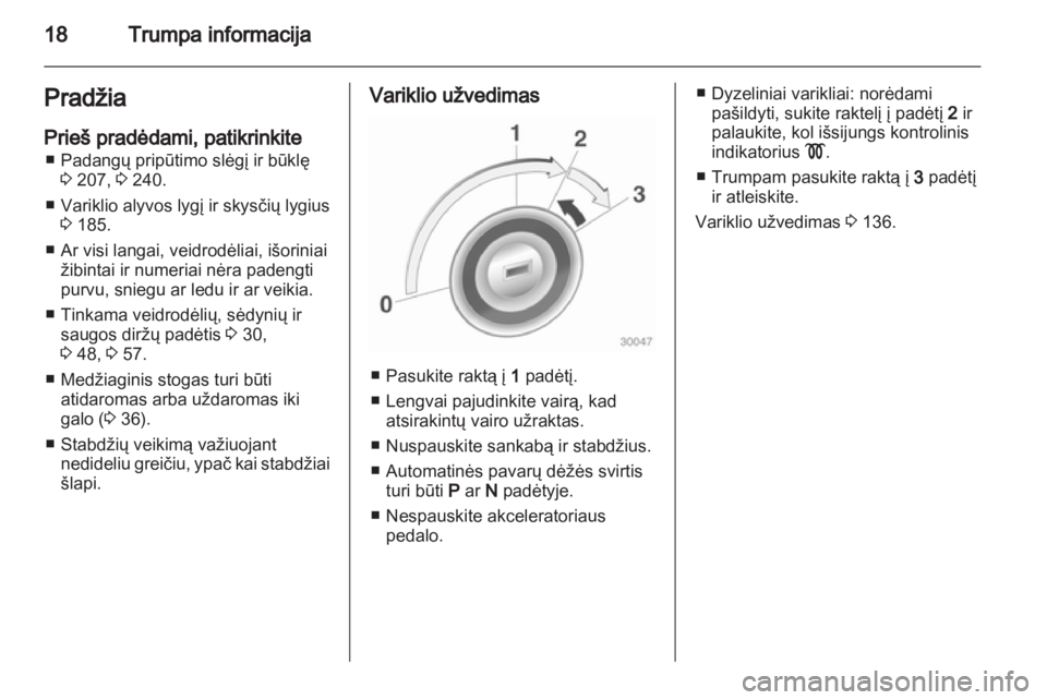 OPEL CASCADA 2013.5  Savininko vadovas (in Lithuanian) 
