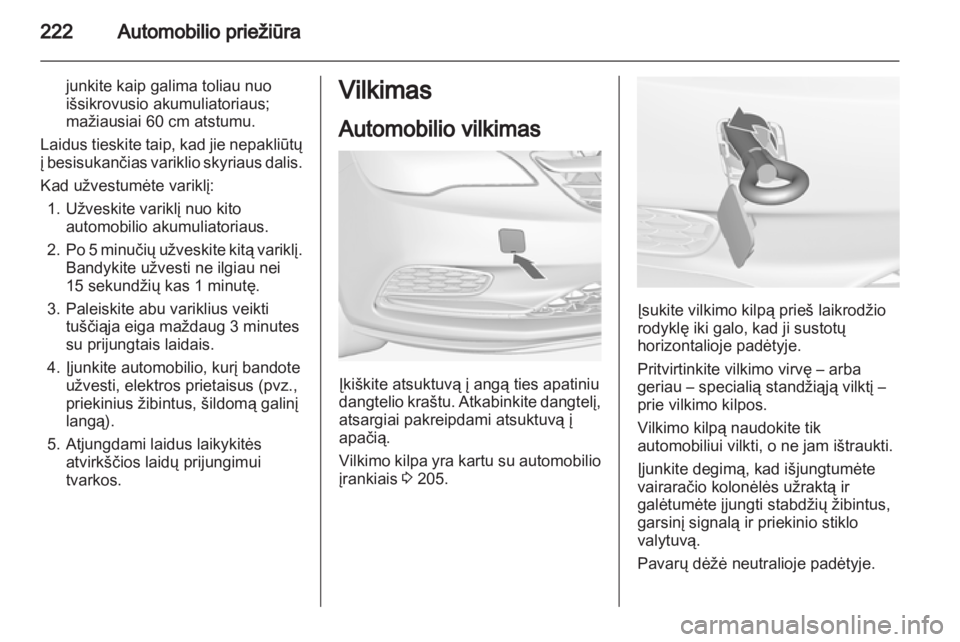 OPEL CASCADA 2013.5  Savininko vadovas (in Lithuanian) 