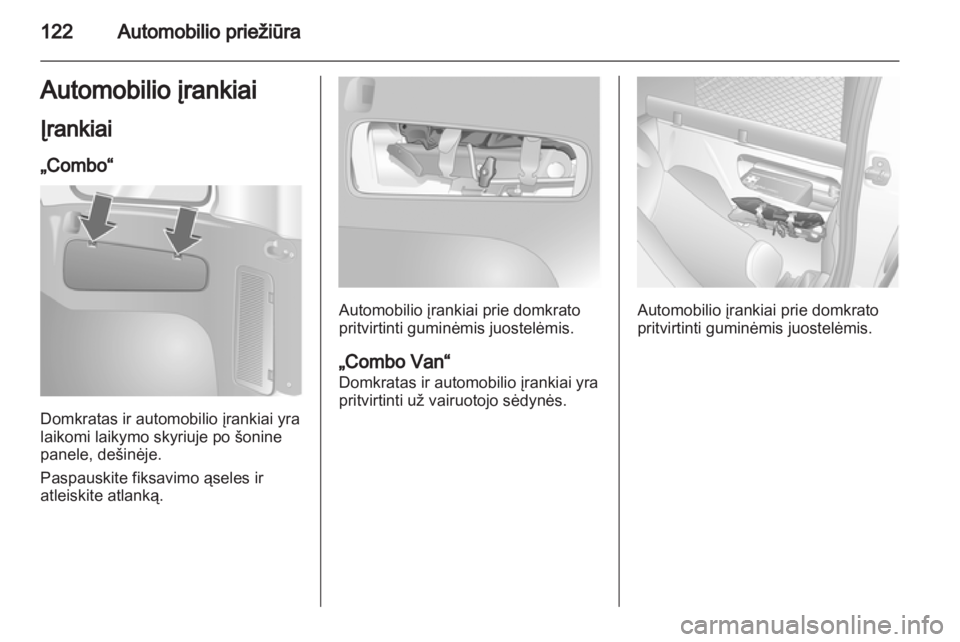 OPEL COMBO 2011  Savininko vadovas (in Lithuanian) 