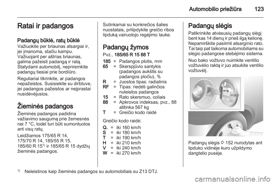 OPEL COMBO 2011  Savininko vadovas (in Lithuanian) 