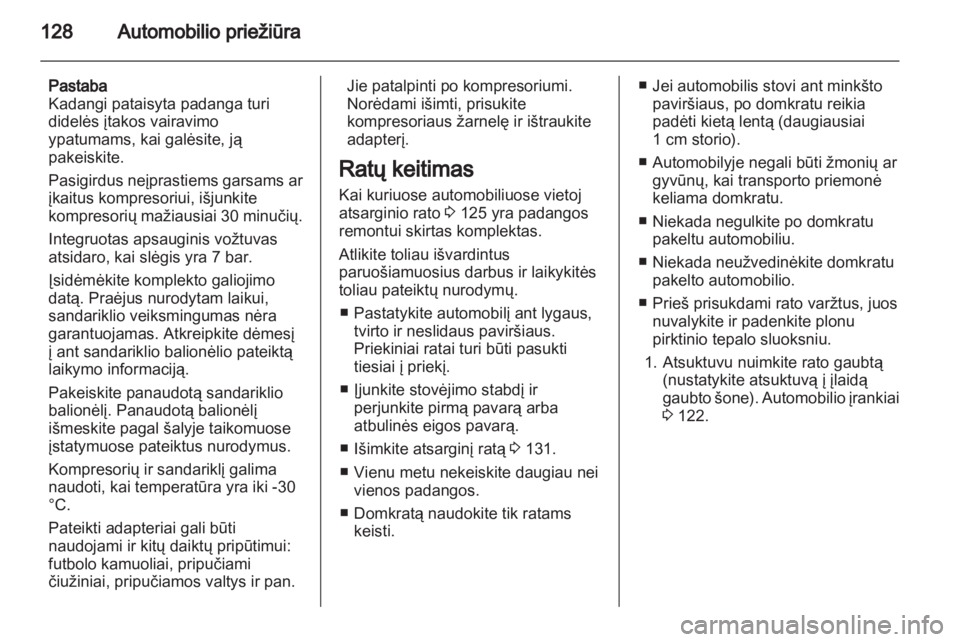 OPEL COMBO 2011  Savininko vadovas (in Lithuanian) 