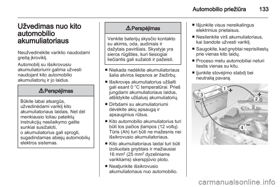 OPEL COMBO 2011  Savininko vadovas (in Lithuanian) 