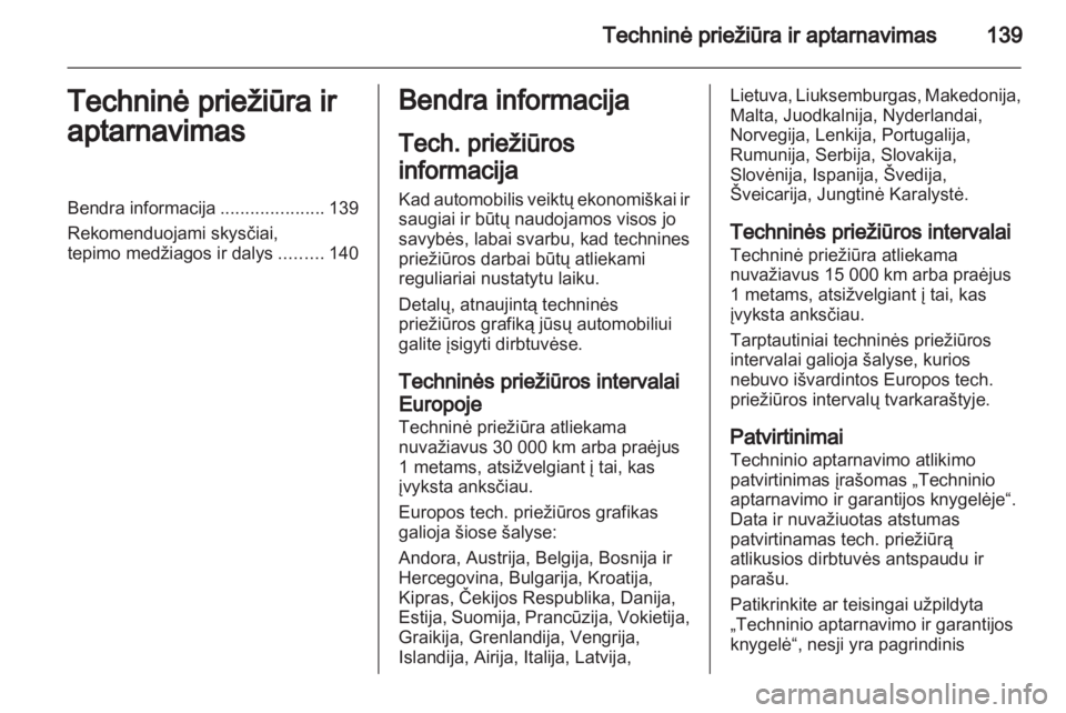 OPEL COMBO 2011  Savininko vadovas (in Lithuanian) 