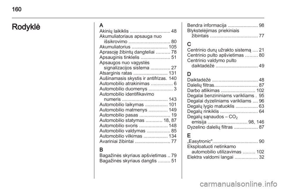 OPEL COMBO 2011  Savininko vadovas (in Lithuanian) 