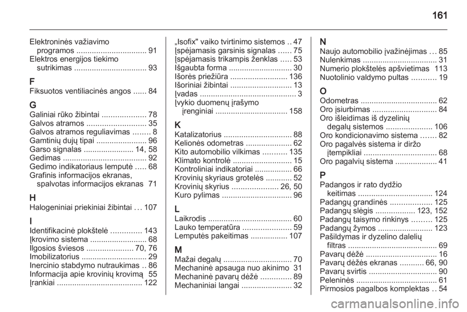 OPEL COMBO 2011  Savininko vadovas (in Lithuanian) 